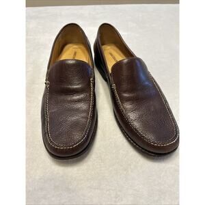 Johnston Murphy Loafers Men’s Size 10 M Brown Creswell Slip On Brazil Sheepskin